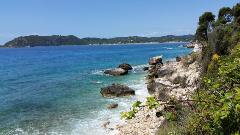 Schnorcheln in der Corfelios Bucht Agios Georgios auf Korfu